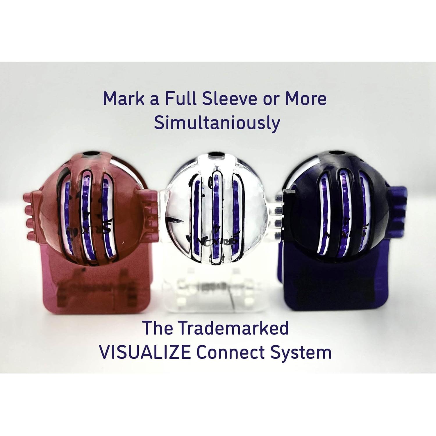 Marcador de Pelotas de Golf VISUALIZE Tri-Line - Precisión y Alineación