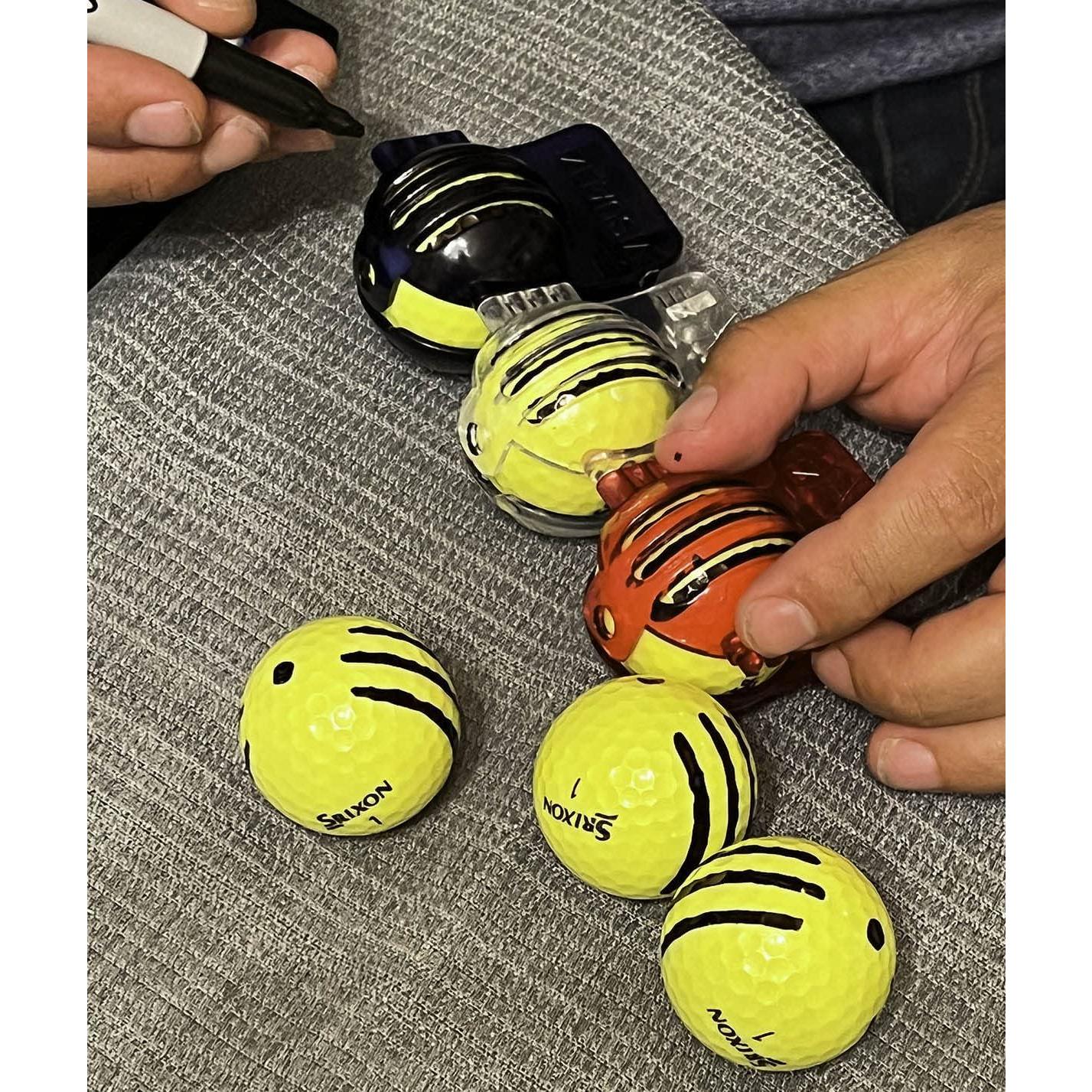 Marcador de Pelotas de Golf VISUALIZE Tri-Line - Precisión y Alineación