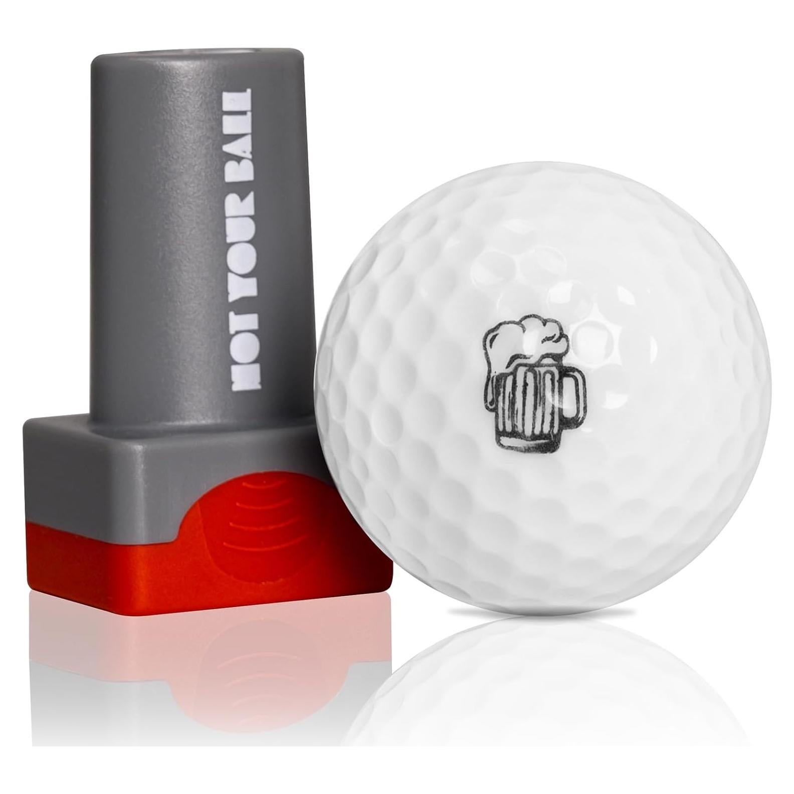 Sello de Pelota de Golf QUBI QB-STMP-A Reutilizable Color Cerveza