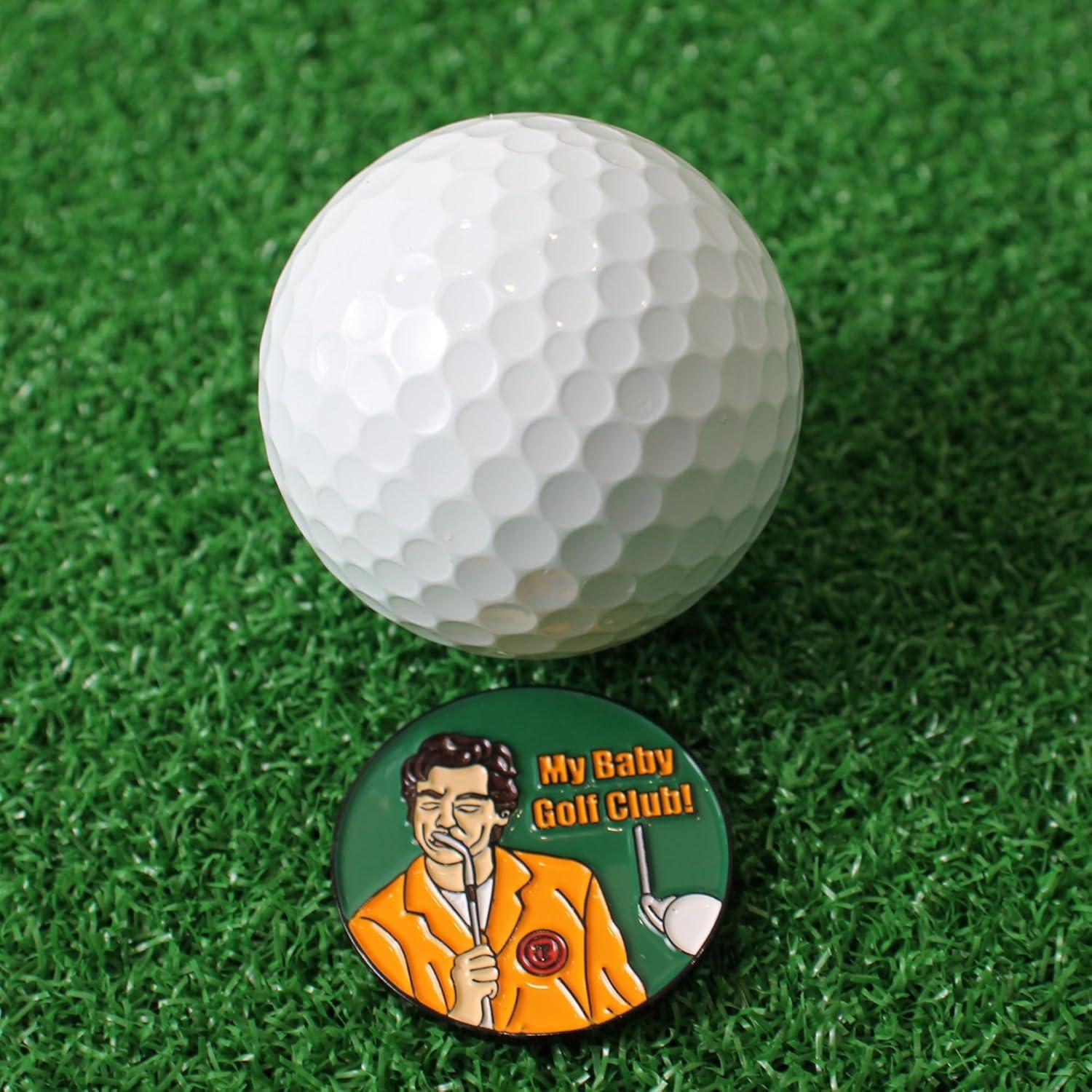Marcador de Pelota de Golf SOWPOPY - 8 Piezas con Clips