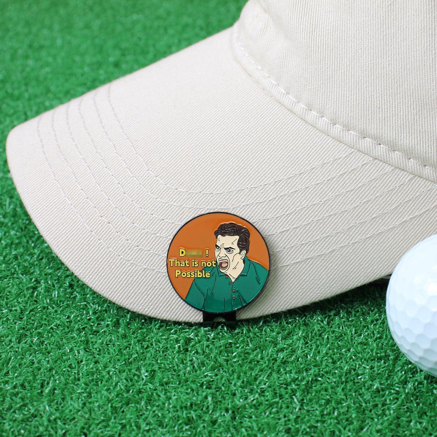 Marcador de Pelota de Golf SOWPOPY - 8 Piezas con Clips