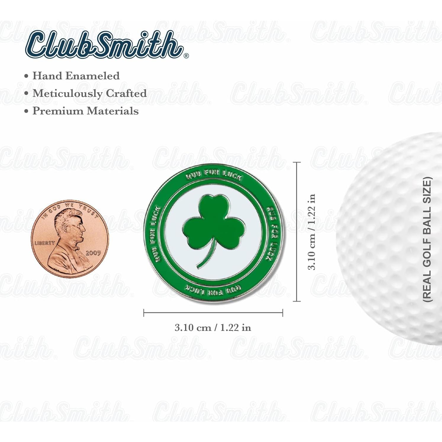 Marcador de Pelota de Golf ClubSmith® Magnético con Clip 3.18 cm