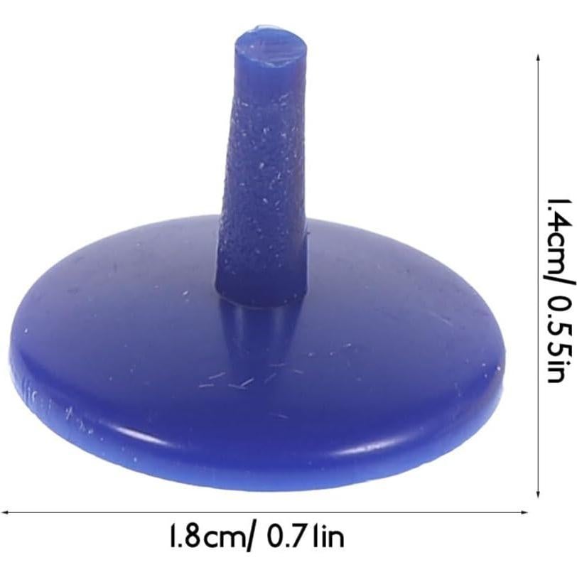 Marcadores de Pelota de Golf BESPORTBLE 50 Pcs 1.8 cm Colores Variados