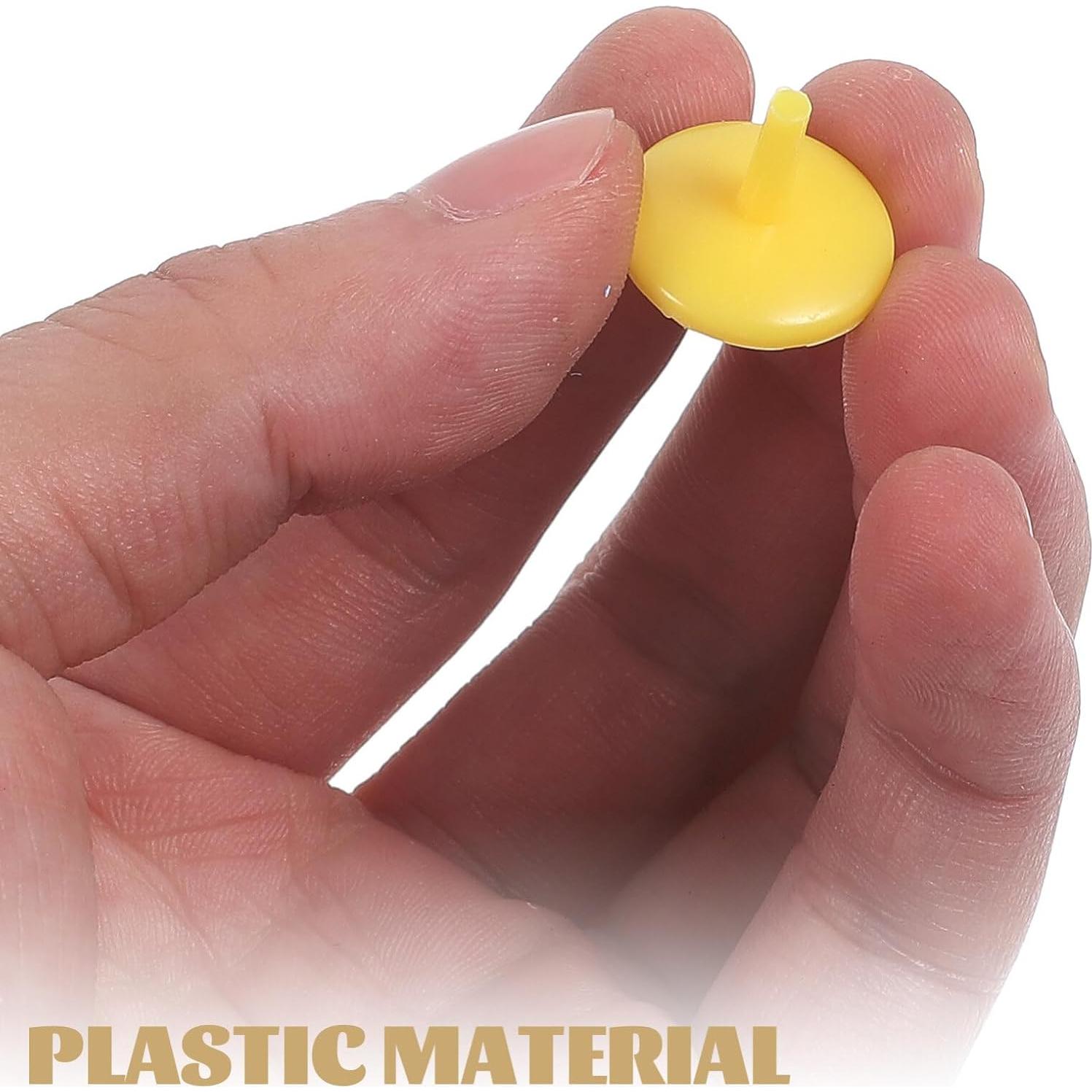 Marcadores de Pelota de Golf BESPORTBLE 50 Pcs 1.8 cm Colores Variados