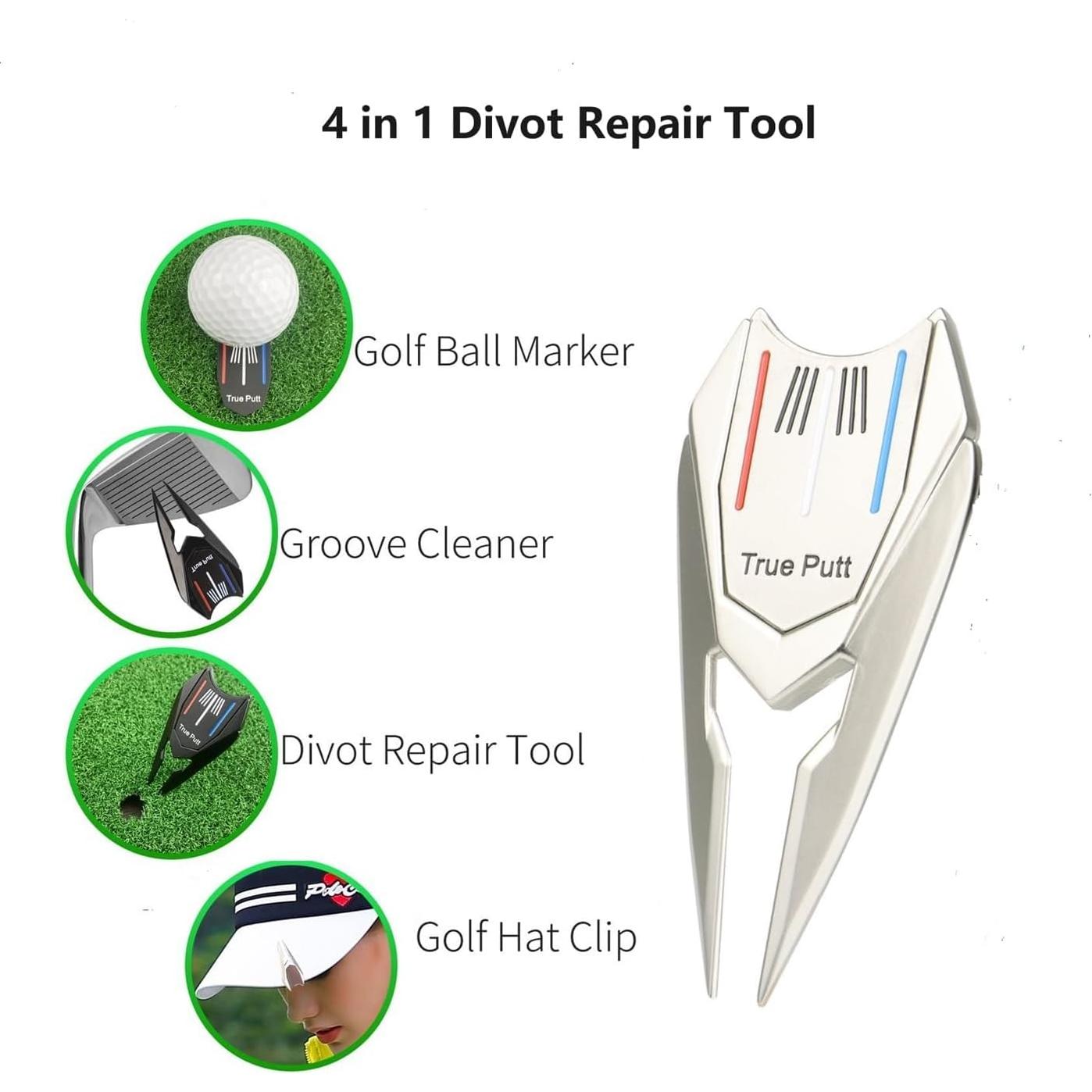 Herramienta de Reparación de Divots de Golf Styglad con Marcador