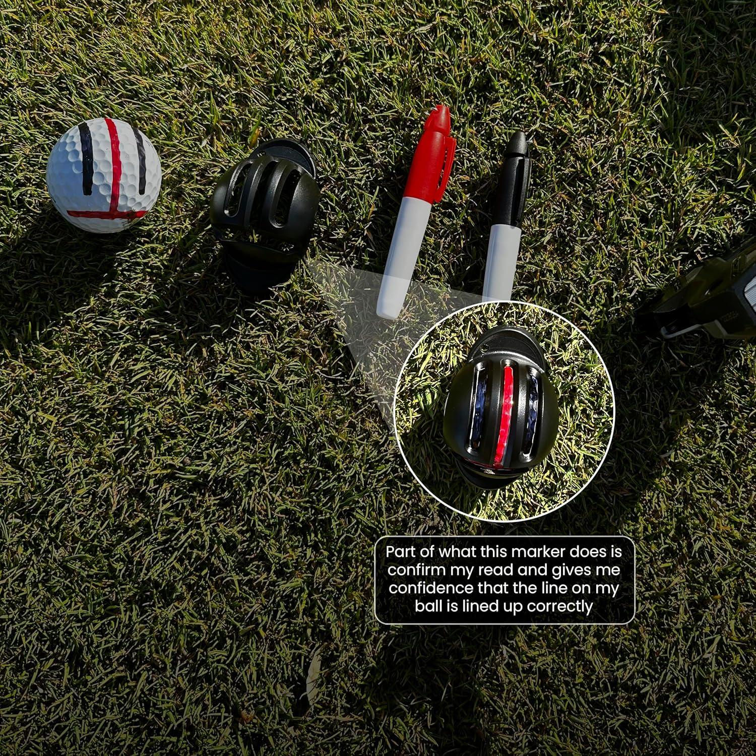 Marcador de Pelotas de Golf FireStation Redline - Precisión y Durabilidad