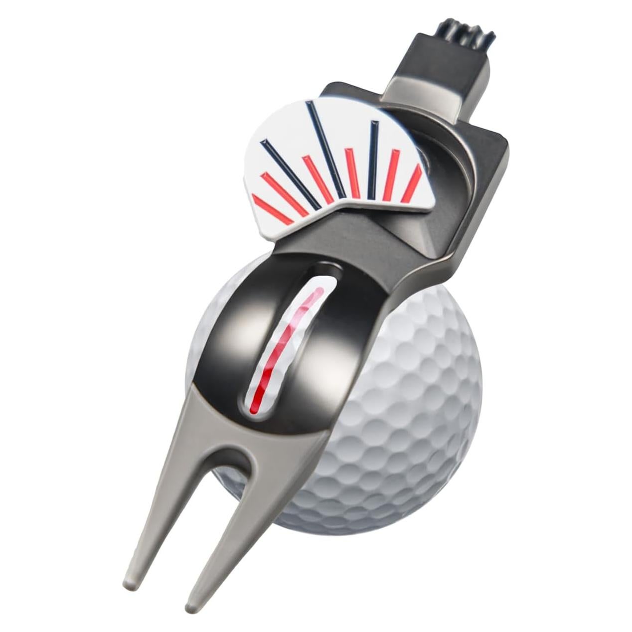 Herramienta de Reparación de Divot PUR3 Golf 4 en 1 con Cepillo