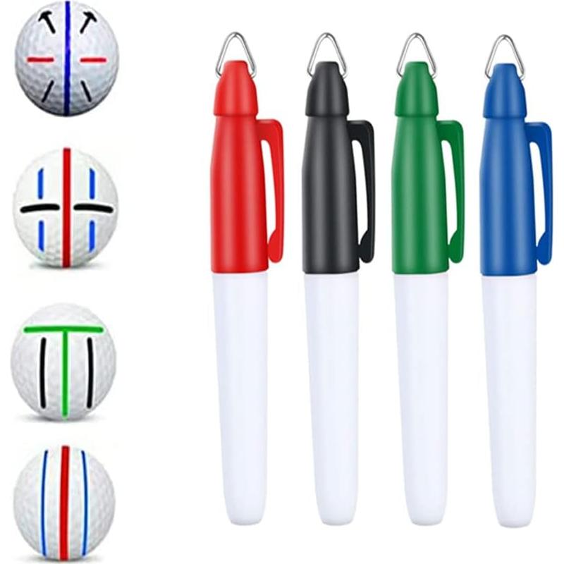 Marcadores de Pelotas de Golf Starsouce - Paquete de 4 Colores