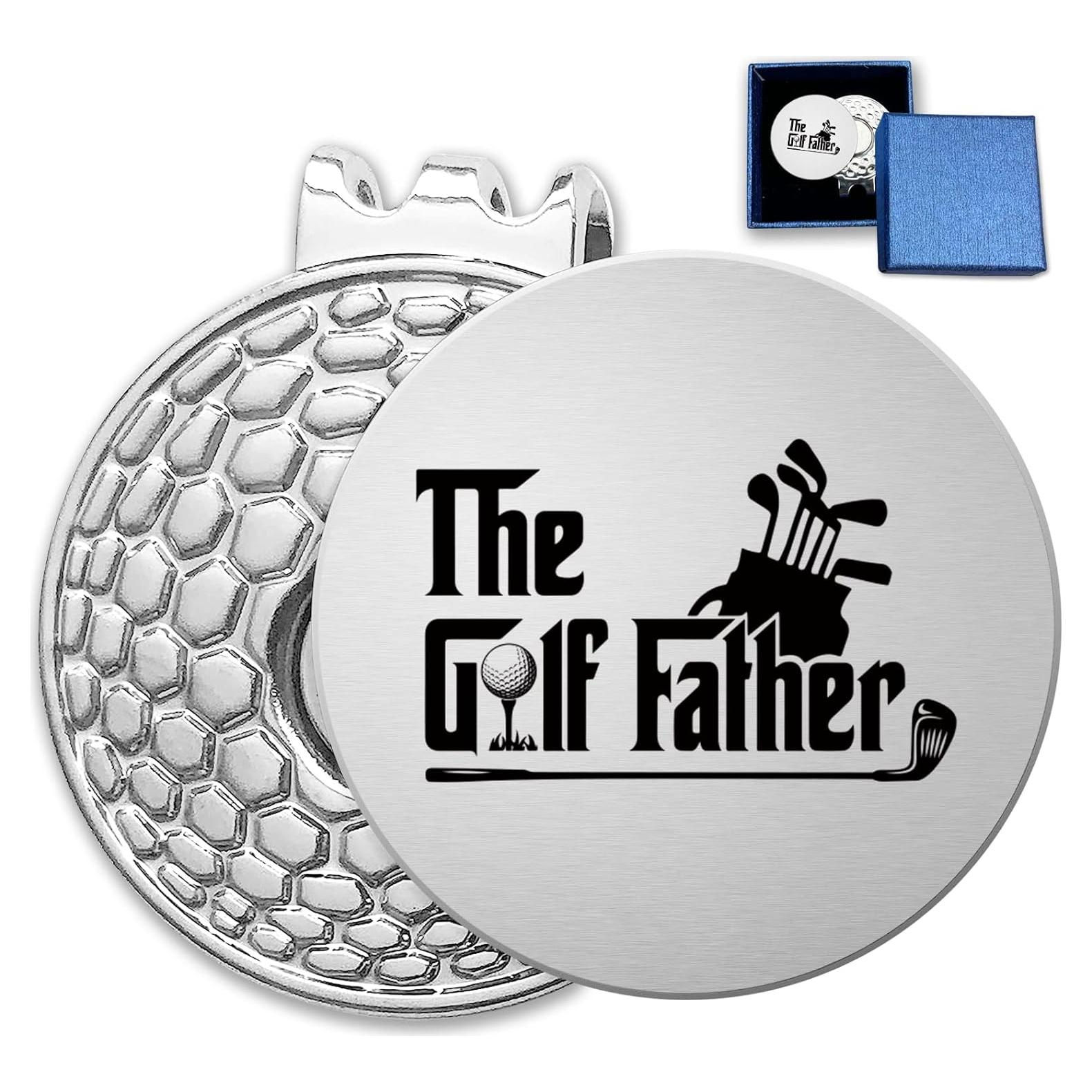 Funny Golf Ball Marker with Magnetic Hat Clip, A Perfect Golf Gift for Men Men,First for New Dad for Husband,Dad,Grandpa,Golf Lovers