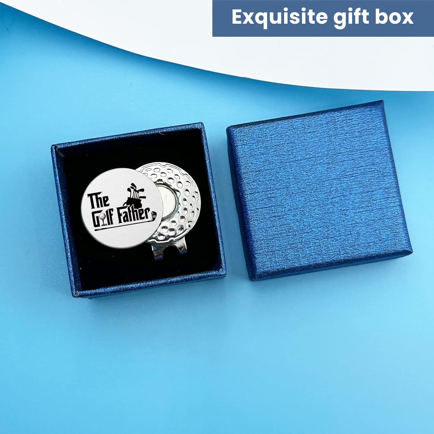 Funny Golf Ball Marker with Magnetic Hat Clip, A Perfect Golf Gift for Men Men,First for New Dad for Husband,Dad,Grandpa,Golf Lovers