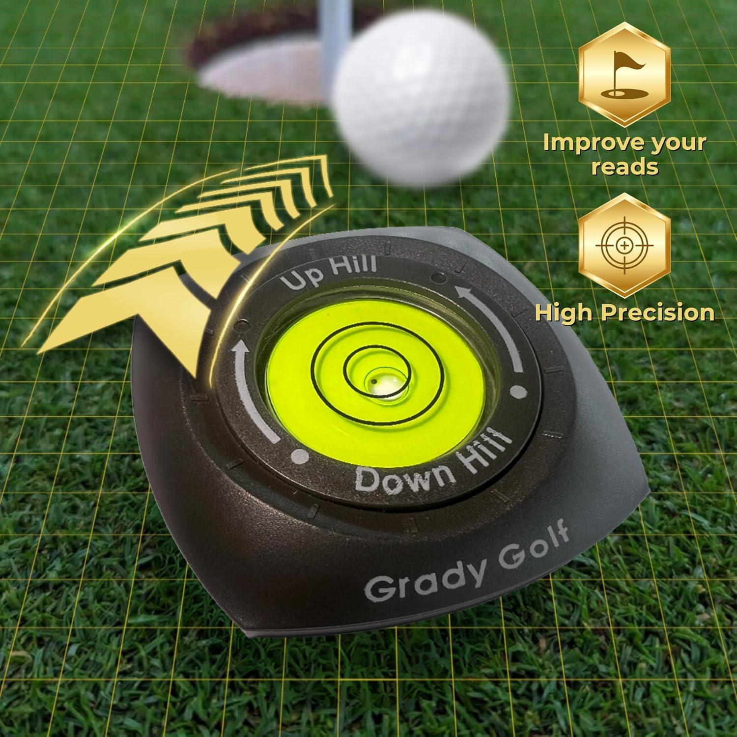 Lector de Green Grady Golf con Marcador de Pelota Magnético