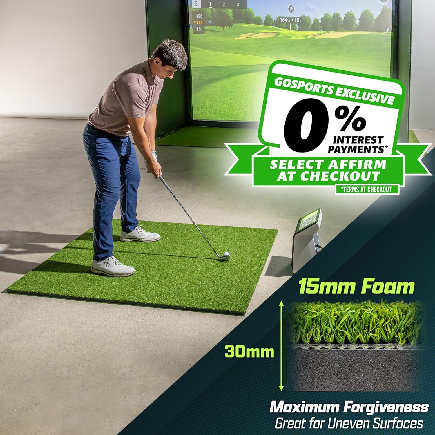 Alfombrilla de Golf GoSports PRO 1.52x1.22m para Práctica