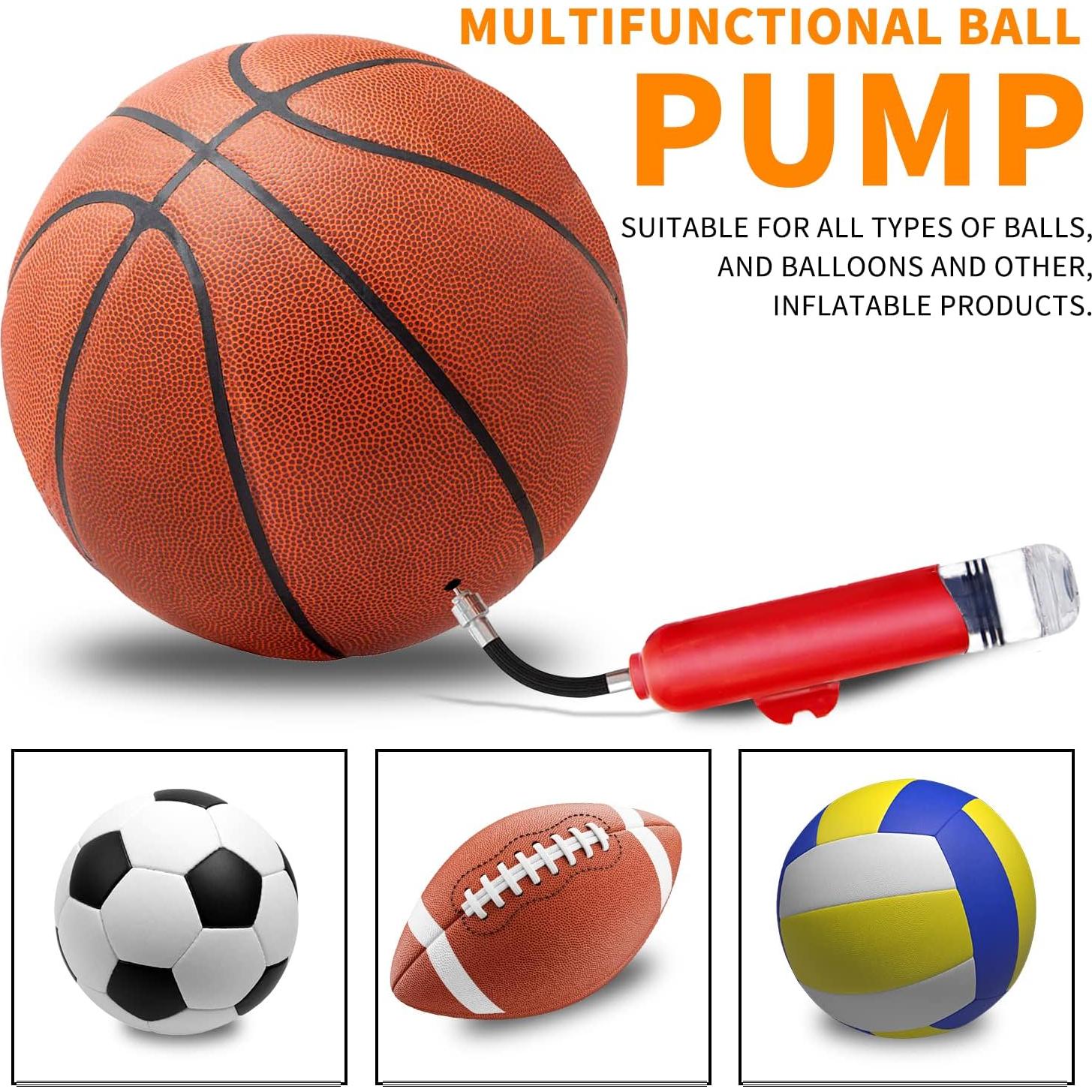 Bomba de Ejercicio de Mano IUDLHKK Doble Acción para Balones