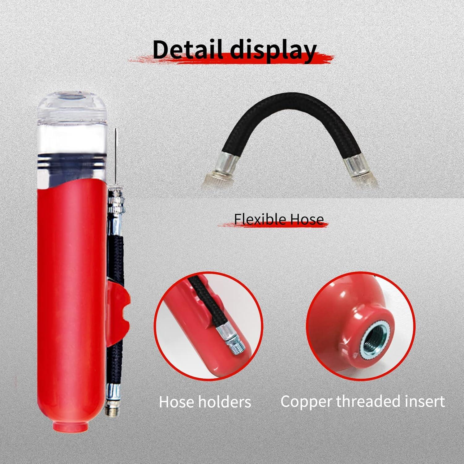 Bomba de Ejercicio de Mano IUDLHKK Doble Acción para Balones