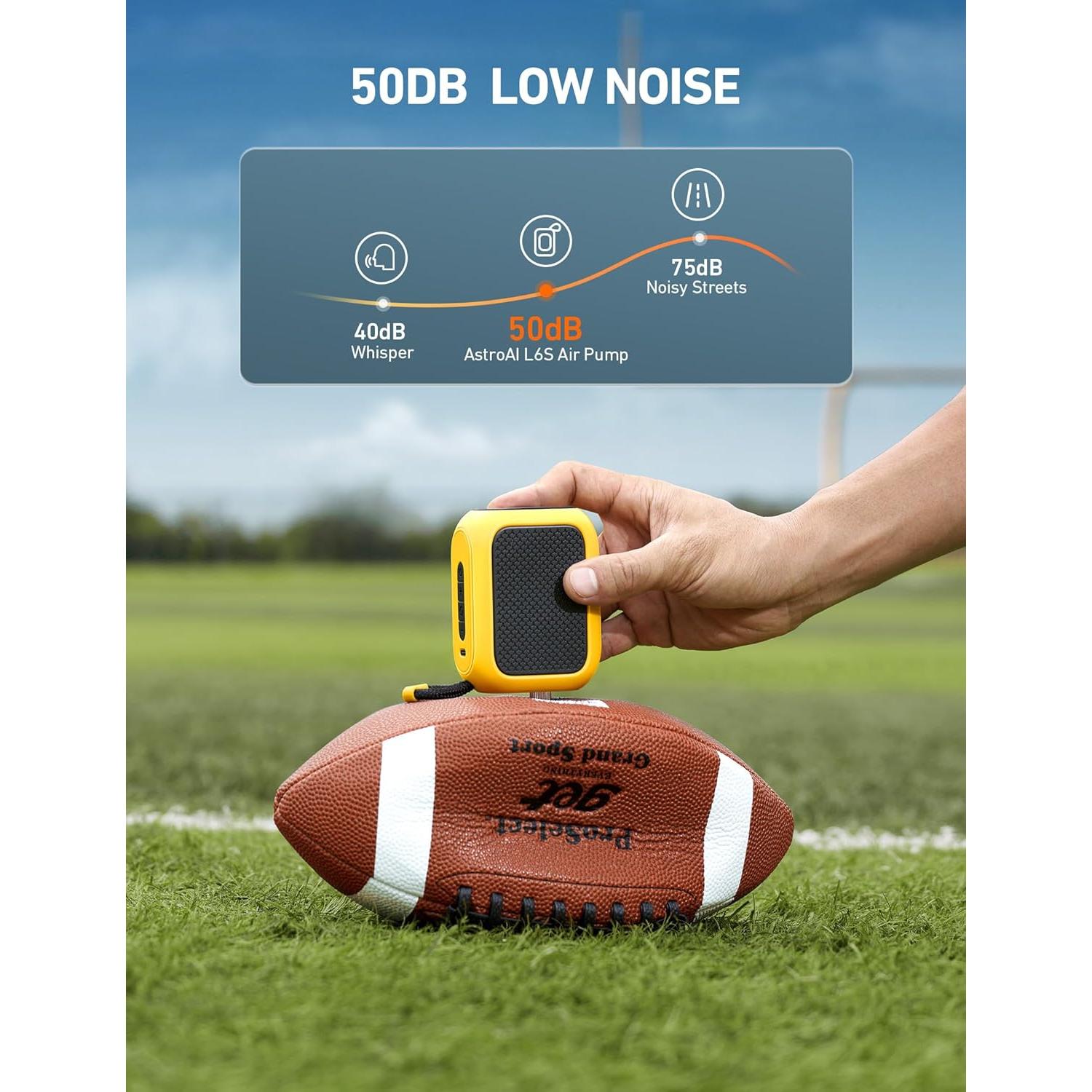 Bomba de Pelotas Eléctrica AstroAI - Inflación Rápida 6L/min