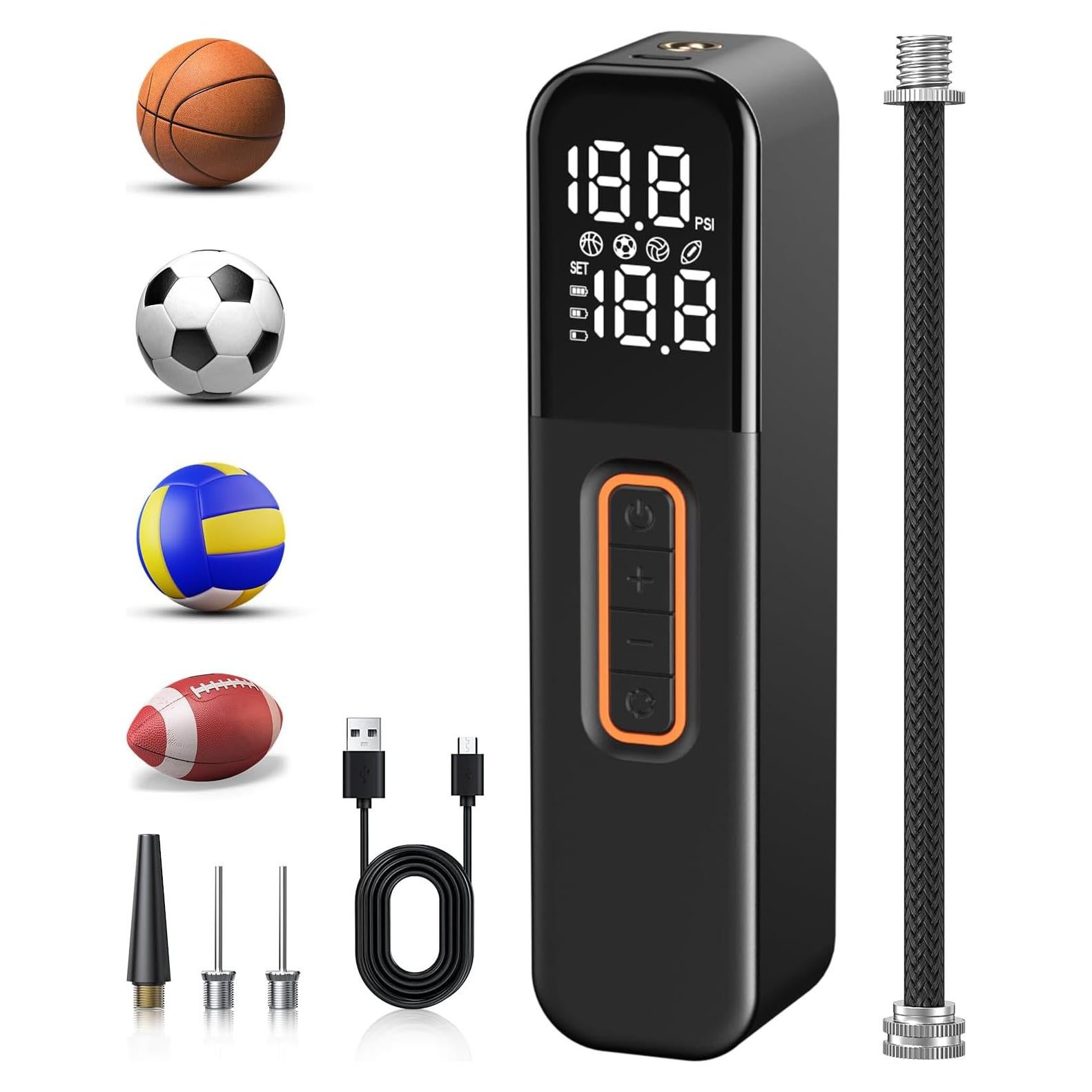 Bomba de Pelotas Eléctrica Pumptiva CZK-5692 con Pantalla LCD