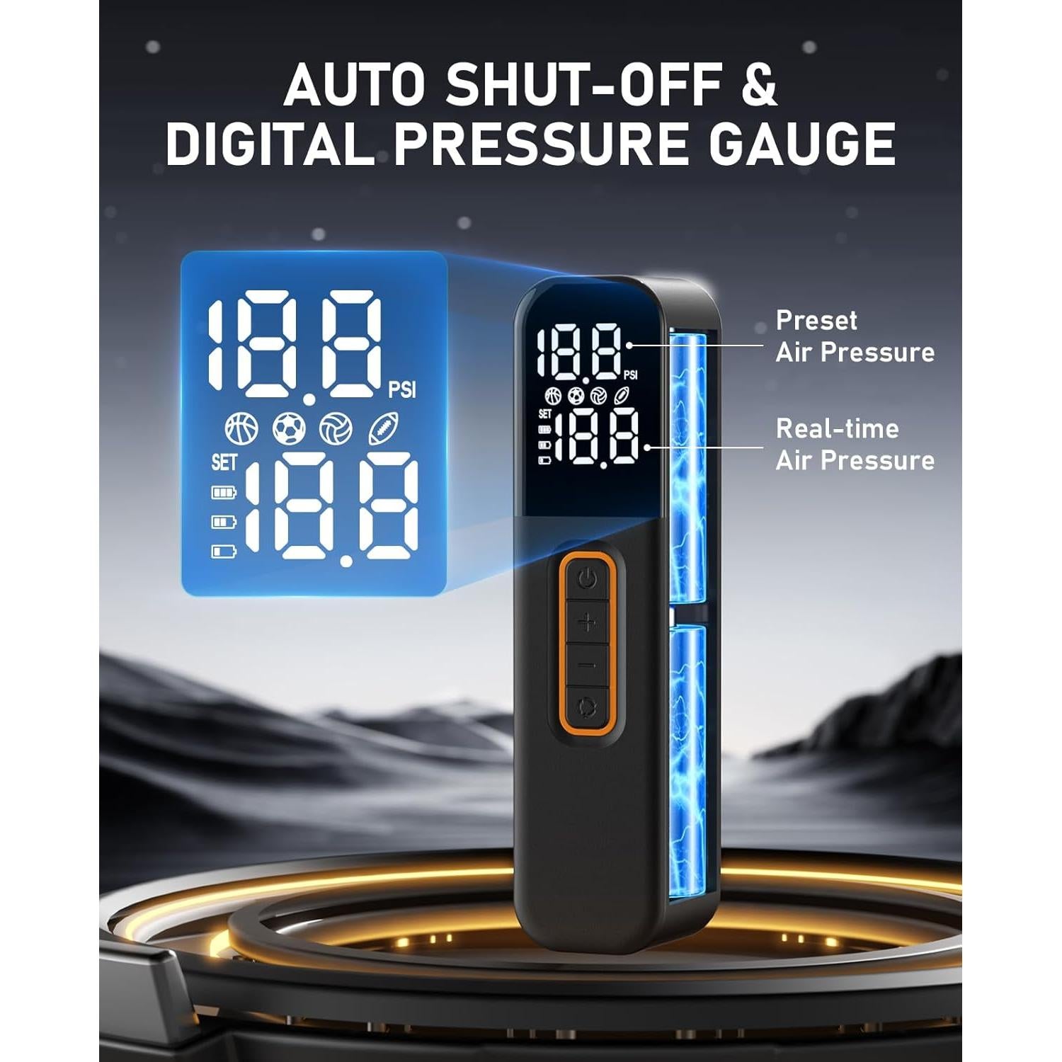 Bomba de Pelotas Eléctrica Pumptiva CZK-5692 con Pantalla LCD