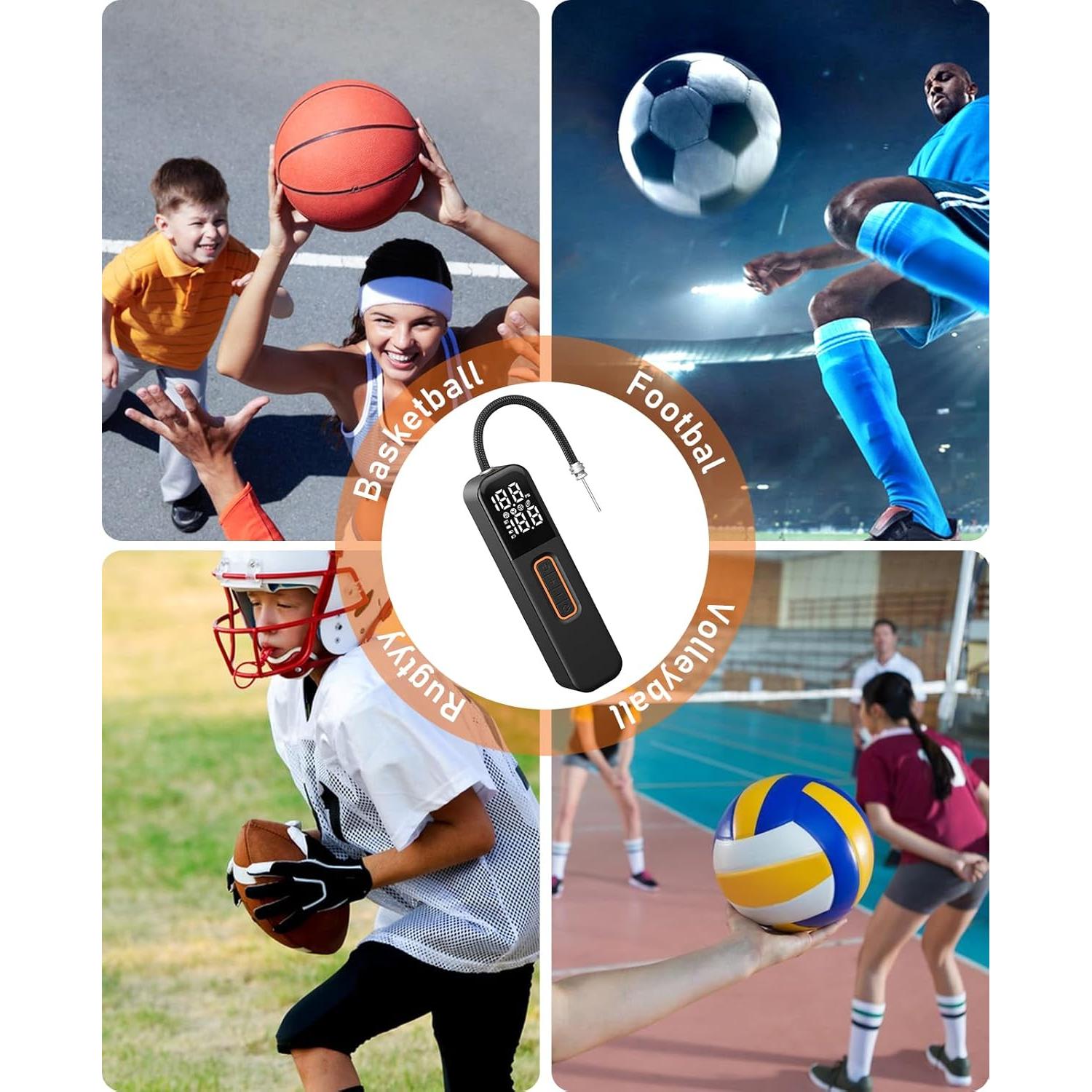 Bomba de Pelotas Eléctrica Pumptiva CZK-5692 con Pantalla LCD