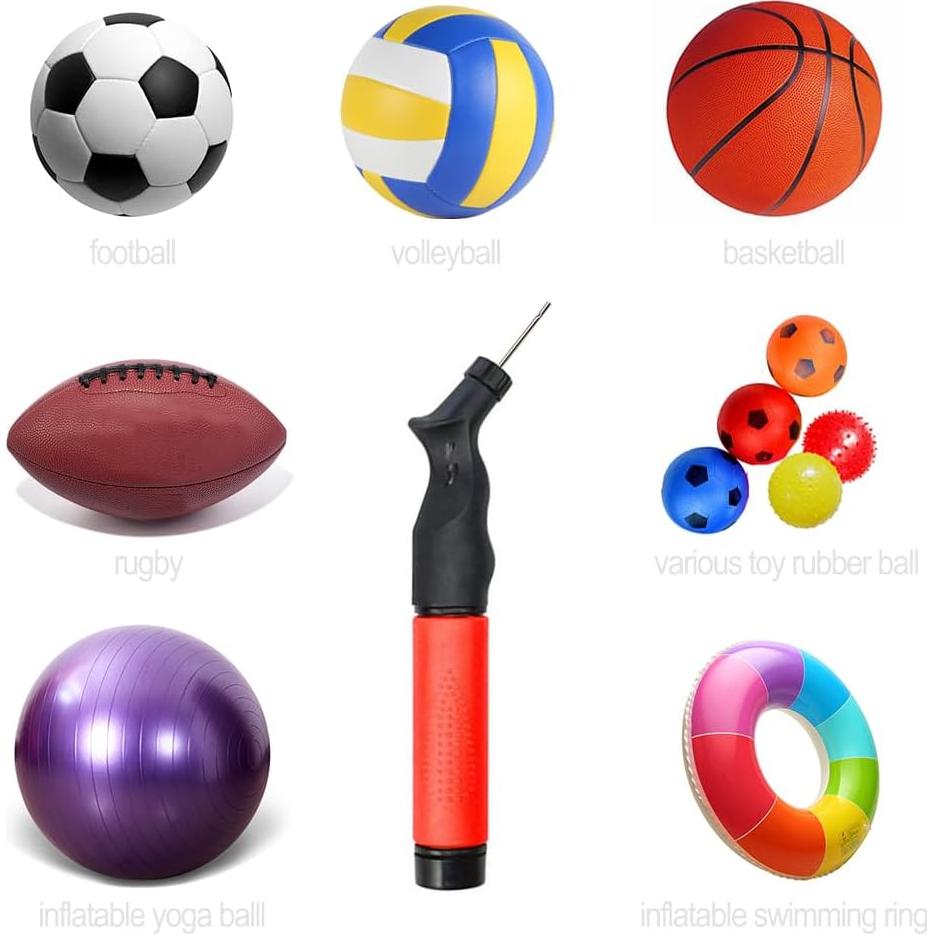 Bomba de Pelotas Portátil DYDSTRNG - Inflación Push-Pull