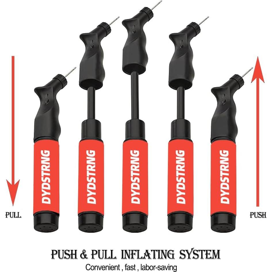 Bomba de Pelotas Portátil DYDSTRNG - Inflación Push-Pull