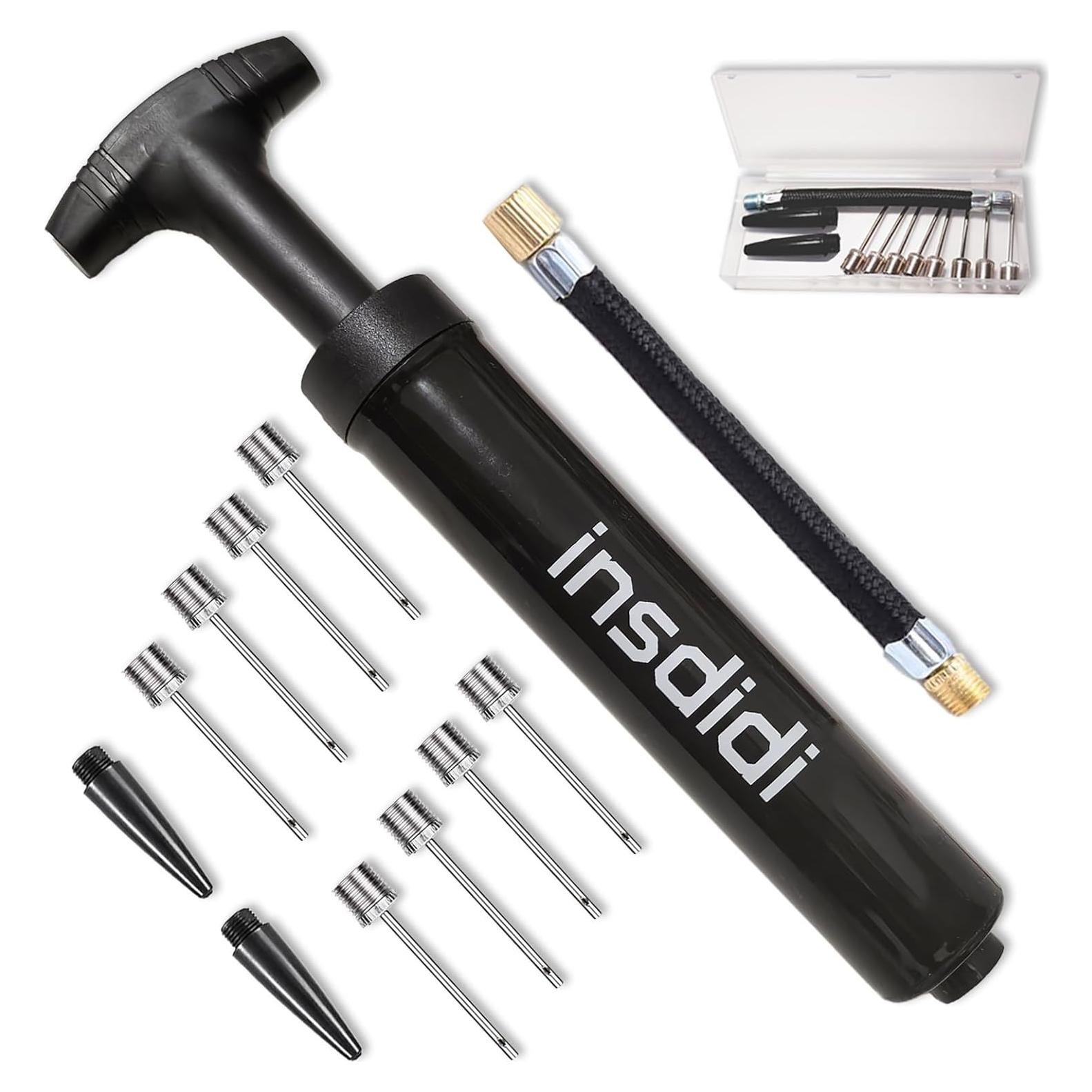 Bomba de Pelotas Manual YHP Pumpb con 8 Agujas y Manguera