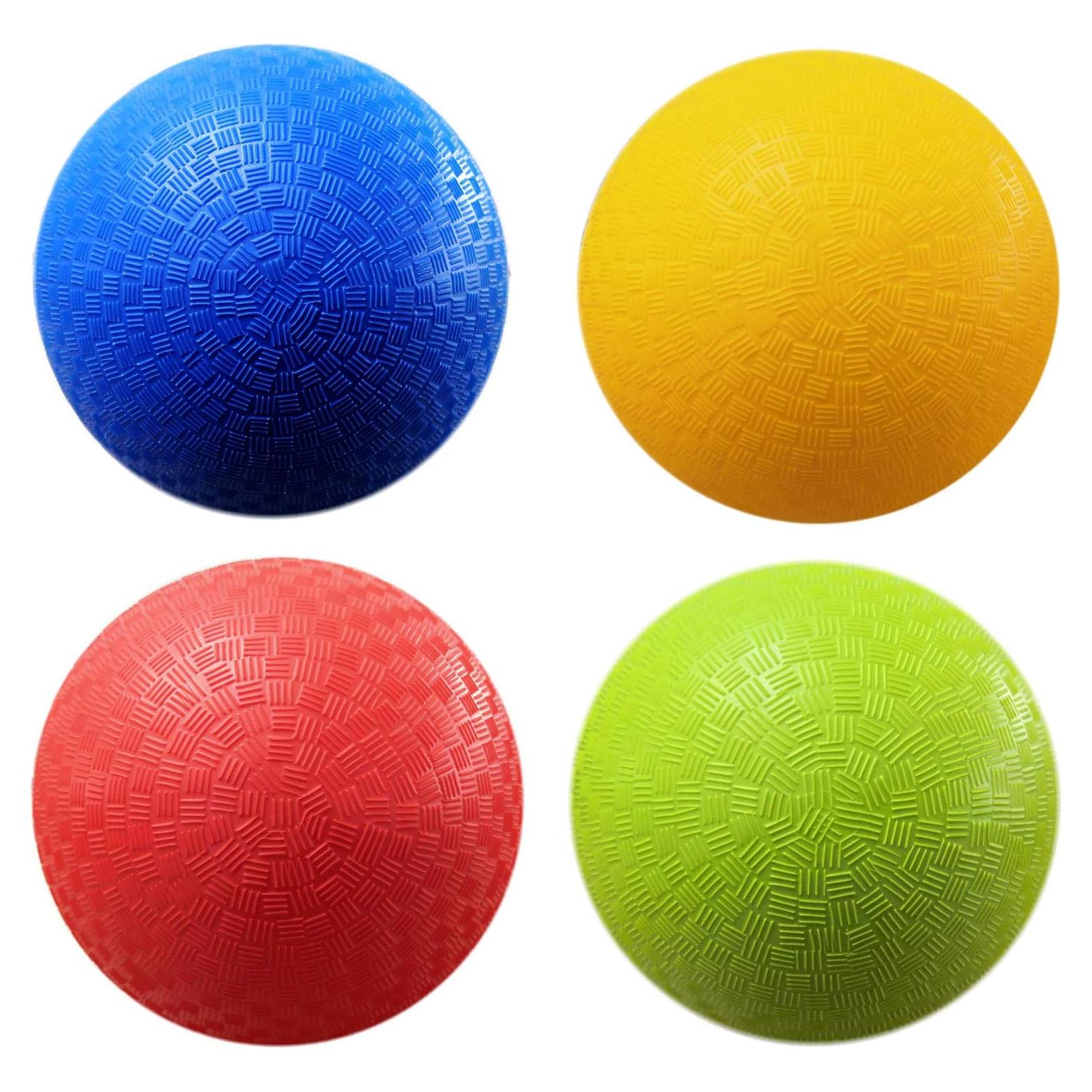 Pelotas de Dodgeball AppleRound PG85, Paquete de 4 con Bomba