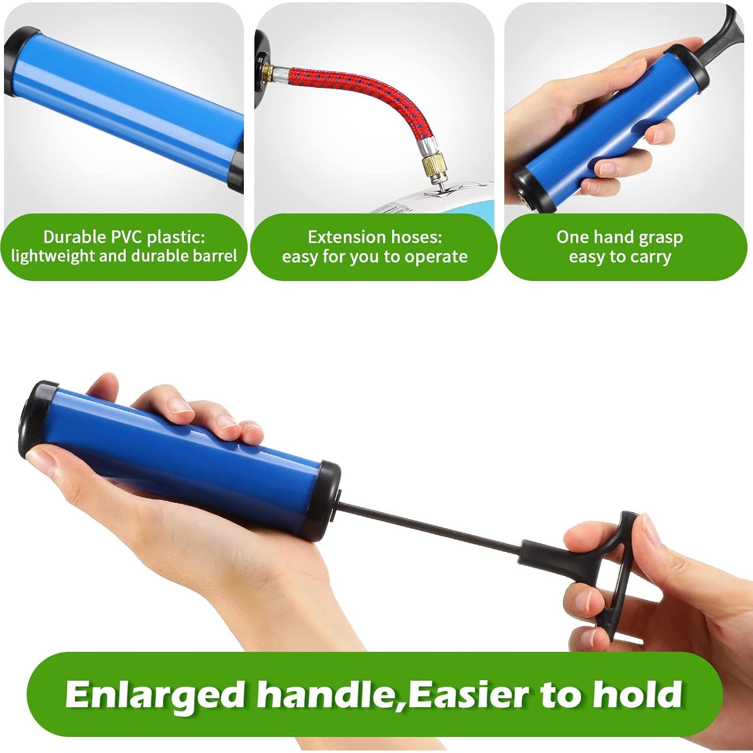 Chumia 8 Juegos de Bombas de Aire para Pelotas - Inflador Deportivo