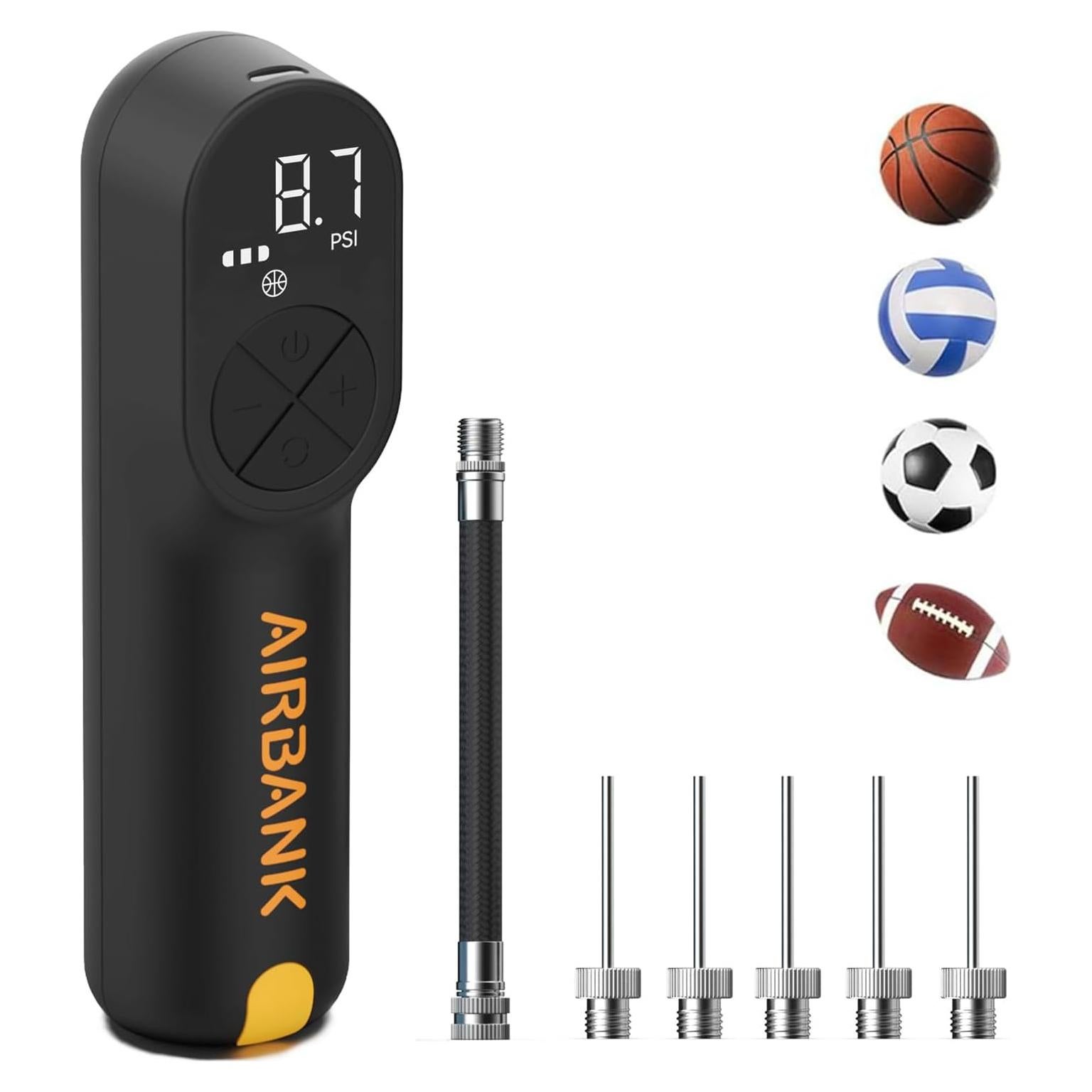 Bomba Eléctrica de Pelotas AIRBANK MAKO 4000mAh 20PSI