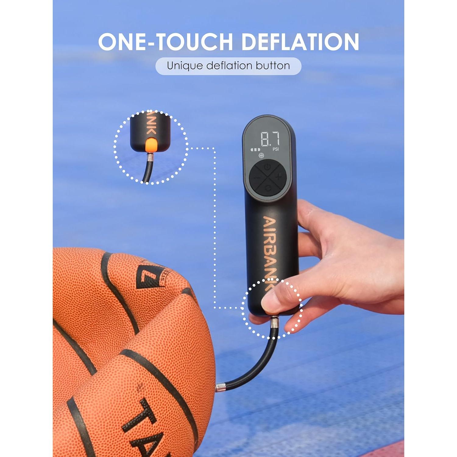 Bomba Eléctrica de Pelotas AIRBANK MAKO 4000mAh 20PSI