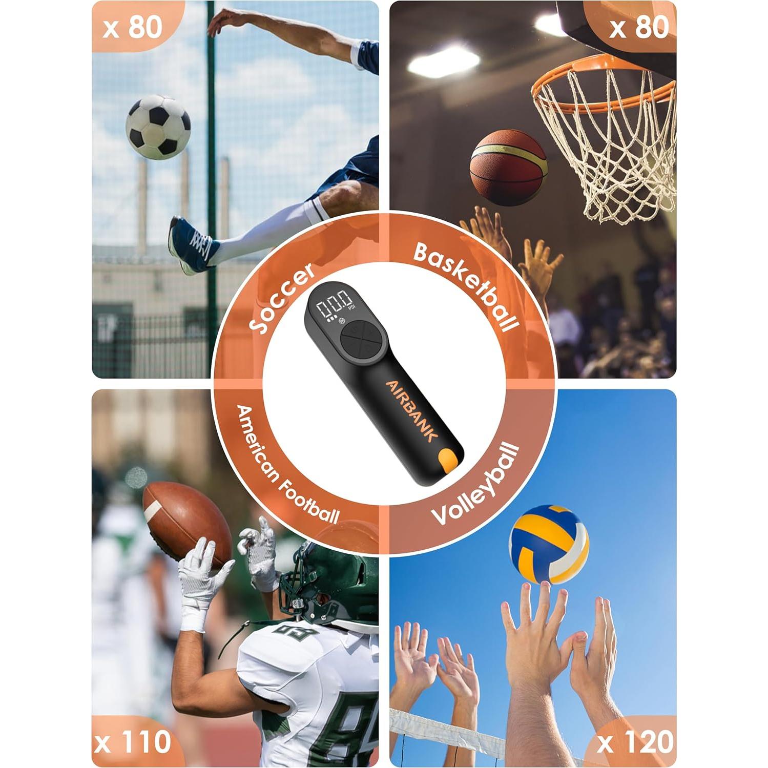 Bomba Eléctrica de Pelotas AIRBANK MAKO 4000mAh 20PSI