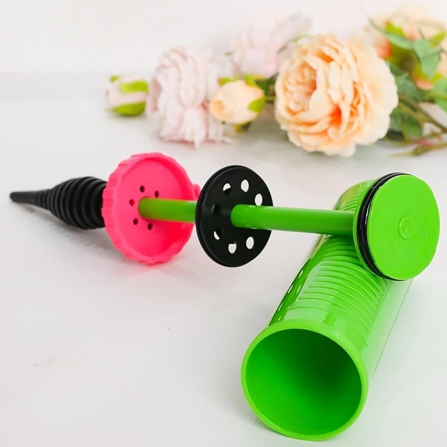 Bomba de Globo Manual Hdeoops Doble Acción Verde 30.48 cm