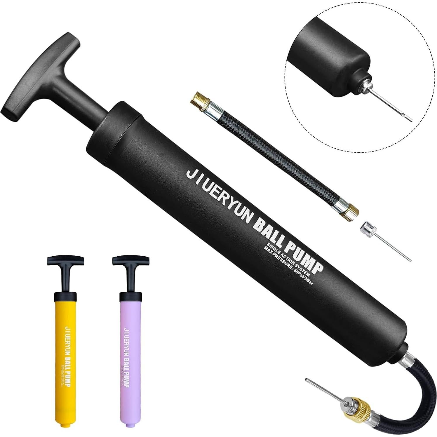Inflador Manual JIUERYUN J-PUMP para Balones Deportivos