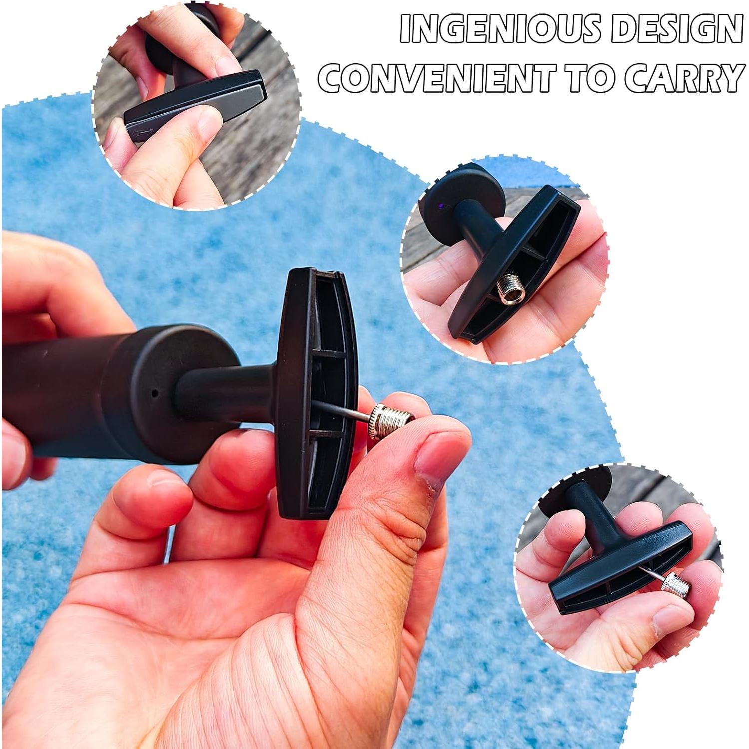 Inflador Manual JIUERYUN J-PUMP para Balones Deportivos