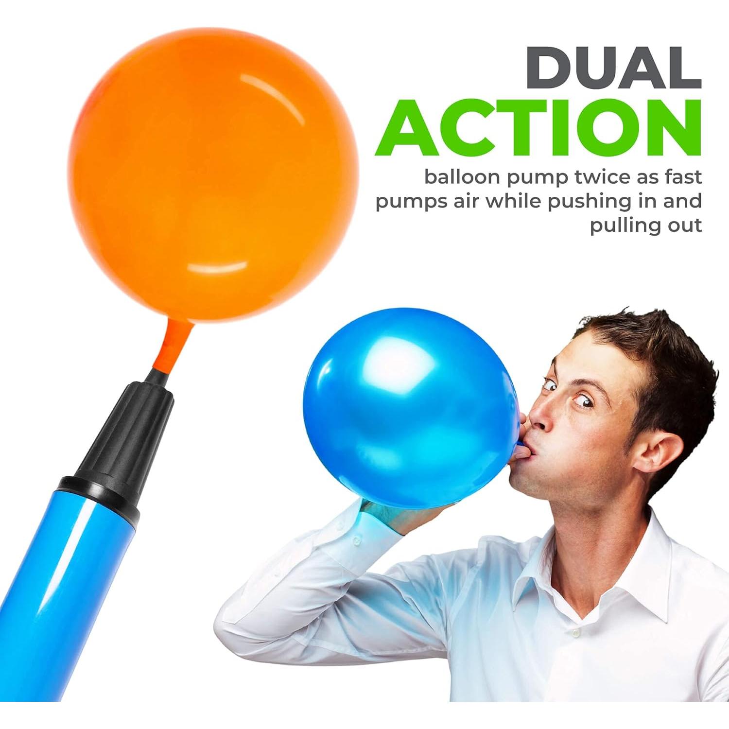 Bomba de aire manual TIALLY 23 cm para globos y flotadores