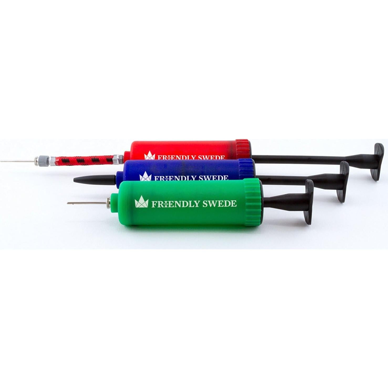 Bomba de Pelotas Manual Swede - 3 Unidades para Voleibol, Fútbol y Baloncesto