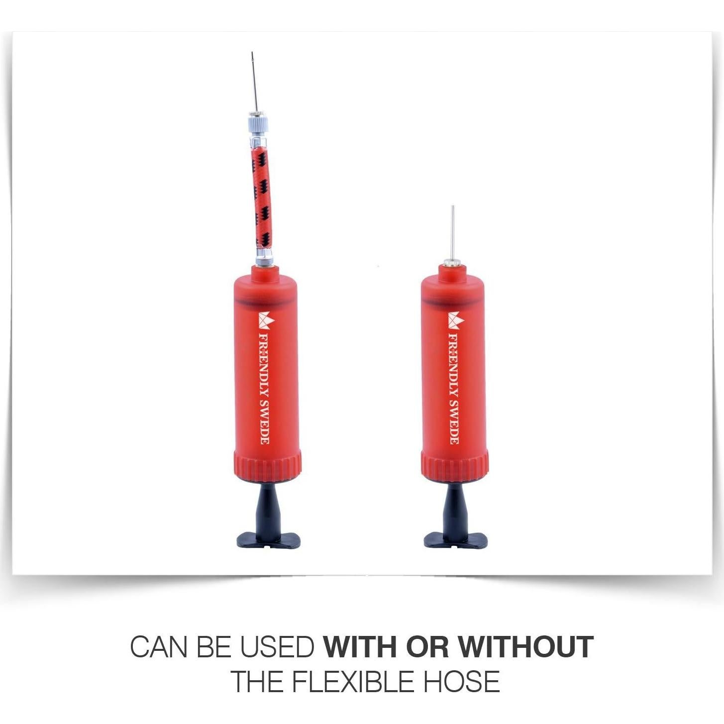 Bomba de Pelotas Manual Swede - 3 Unidades para Voleibol, Fútbol y Baloncesto