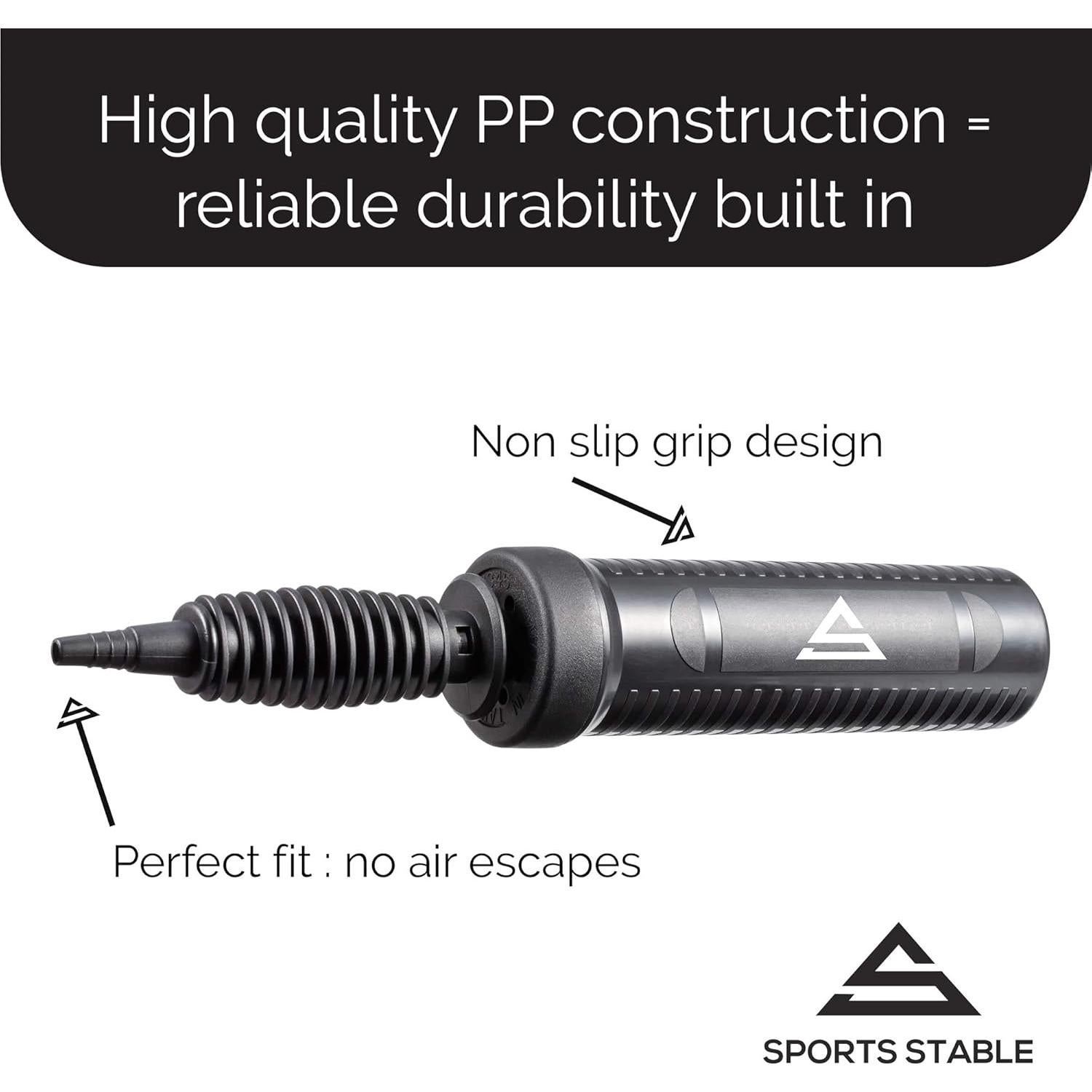 Bomba Manual de Aire Sports Stable para Pelotas de Ejercicio