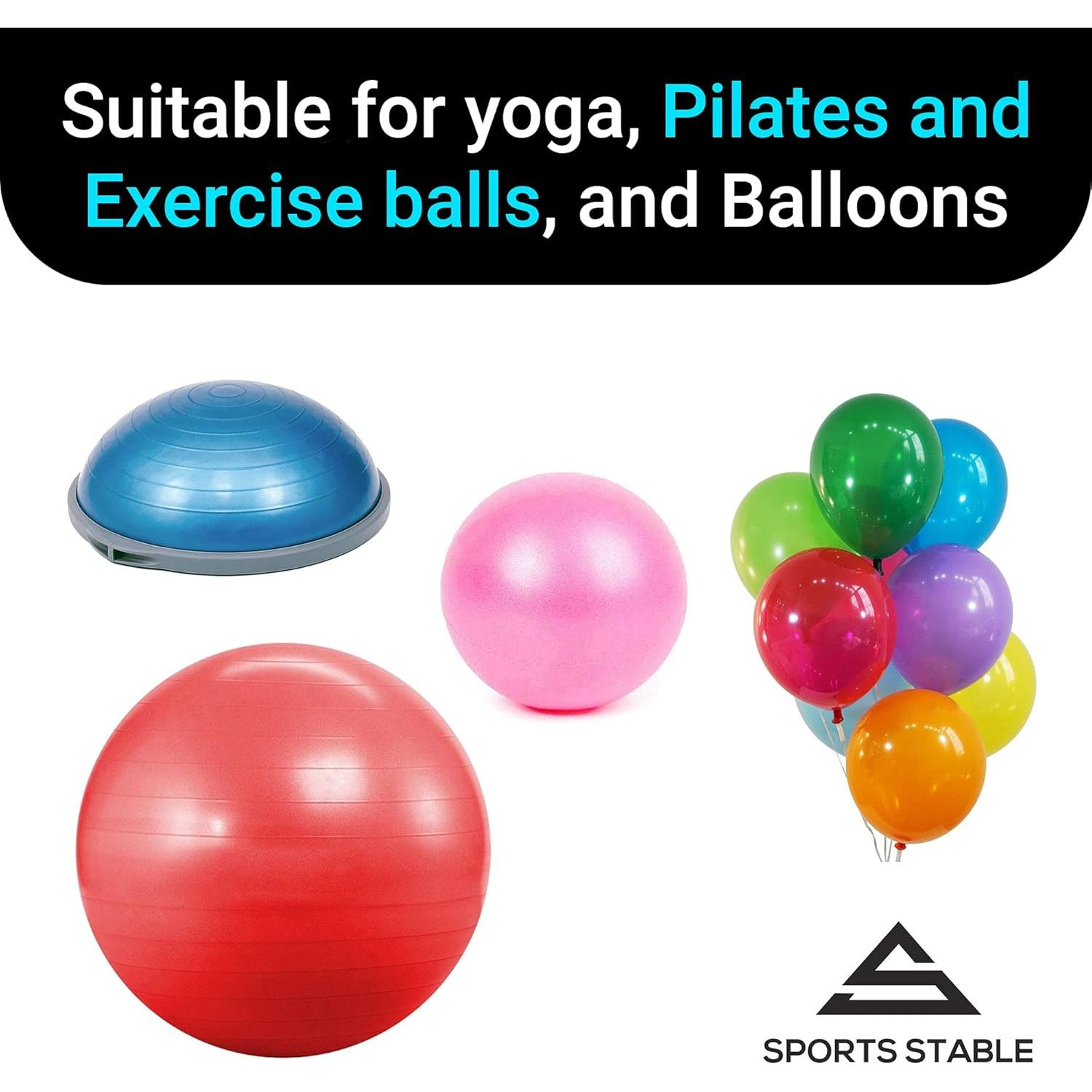 Bomba Manual de Aire Sports Stable para Pelotas de Ejercicio