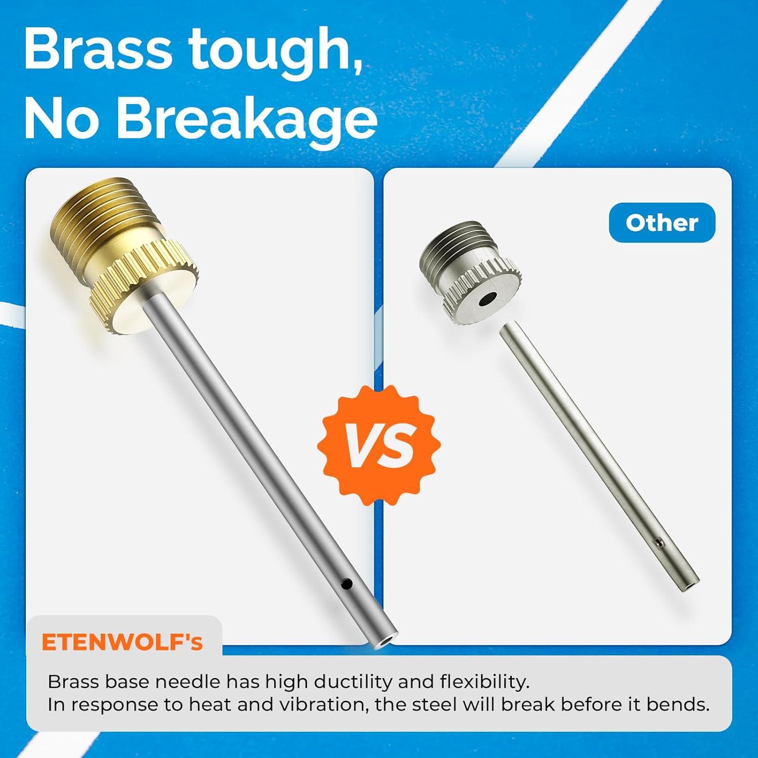 Agujas de Bomba de Aire ETENWOLF A102 - Paquete de 12 Piezas