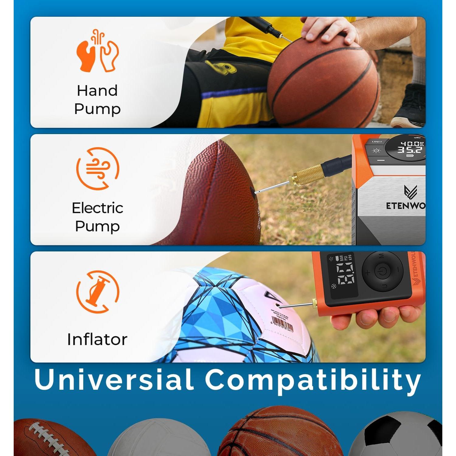 Agujas de Bomba de Aire ETENWOLF A102 - Paquete de 12 Piezas