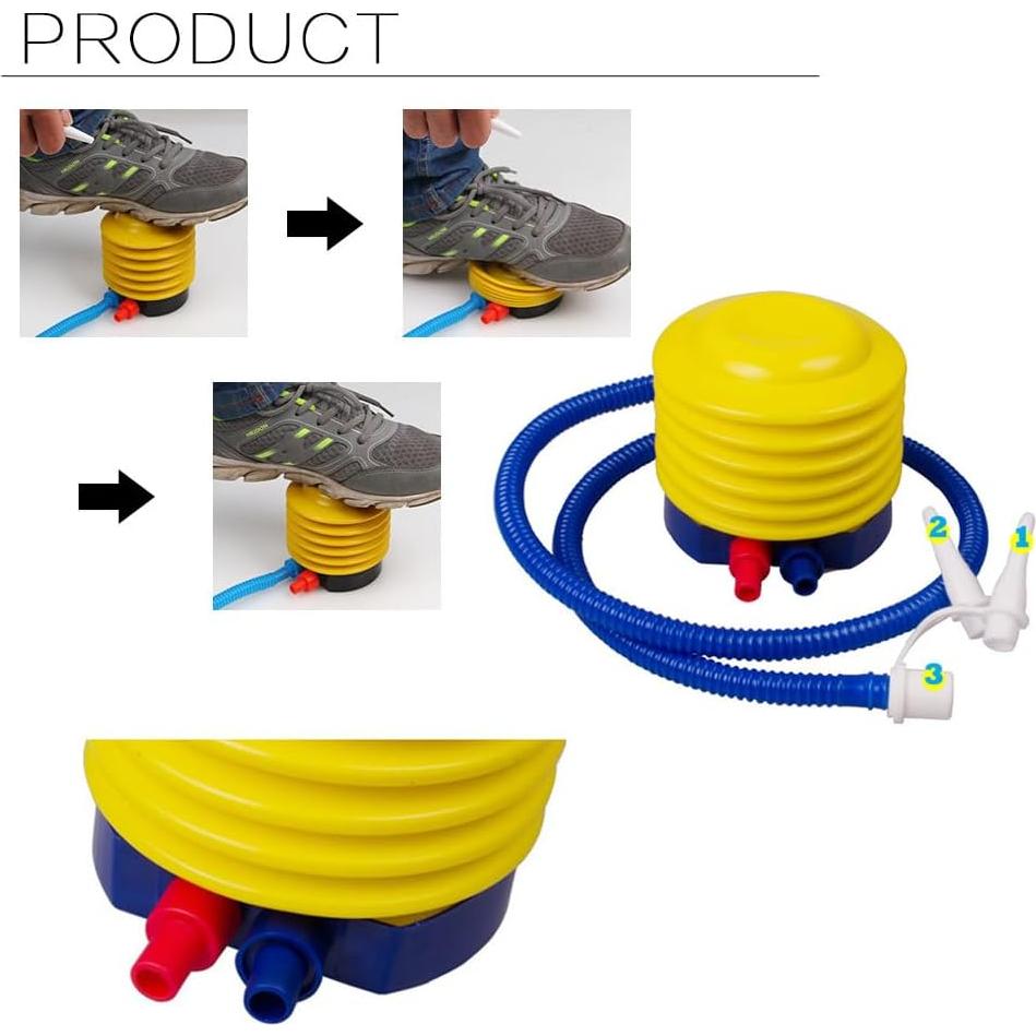 Bomba de Aire Manual SquEqu para Pelotas y Flotadores 10.16 cm