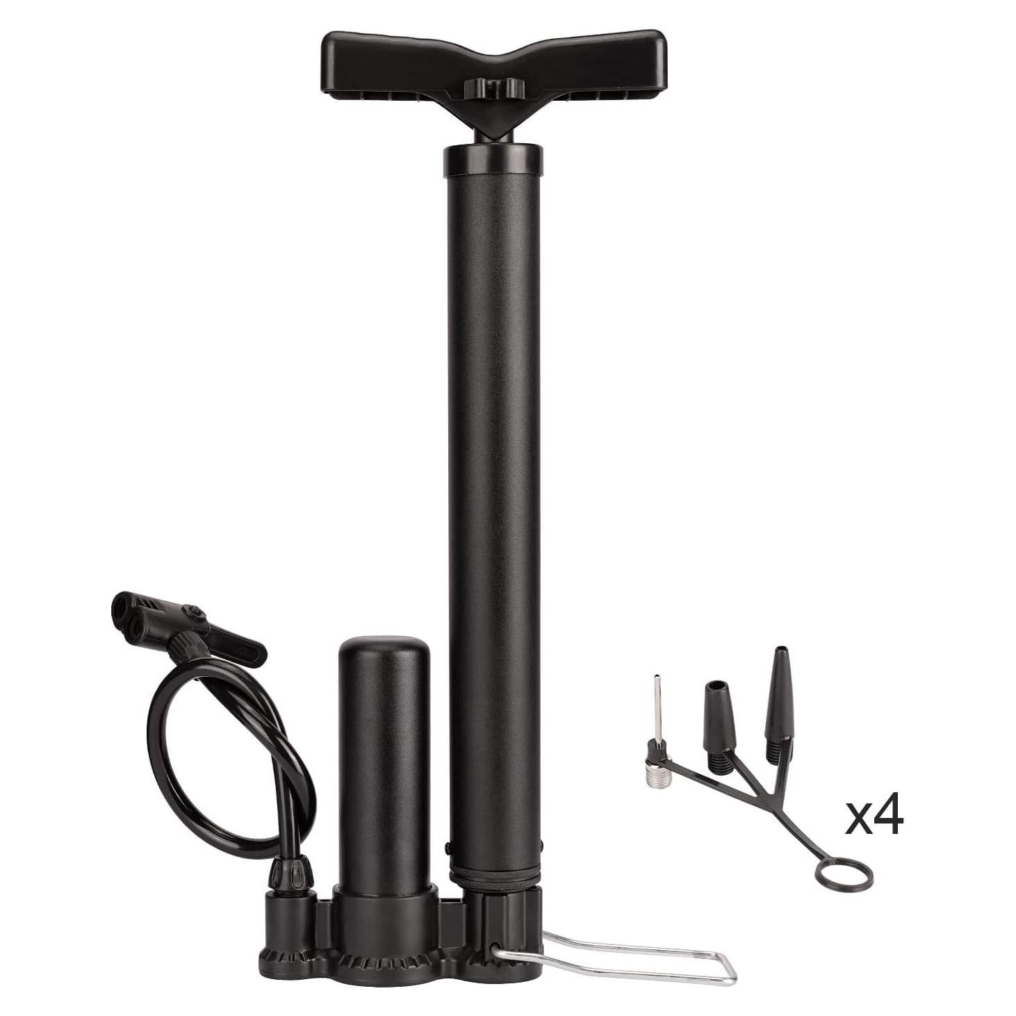 Bomba de Bicicleta HOMEE Portátil 130Psi Doble Válvula