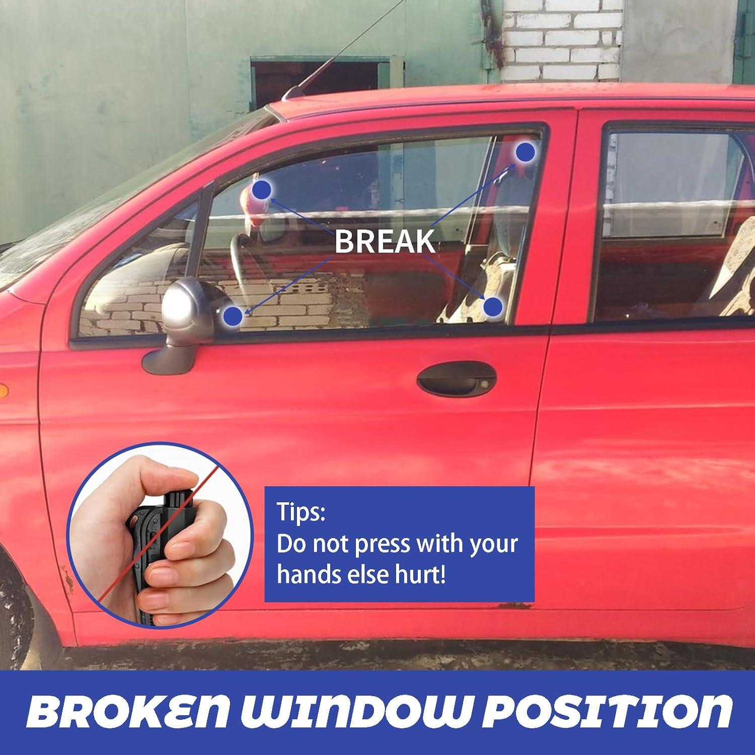 16 Piezas Rompedor de Ventanas y Cortador de Cinturón LittleVoleSherry