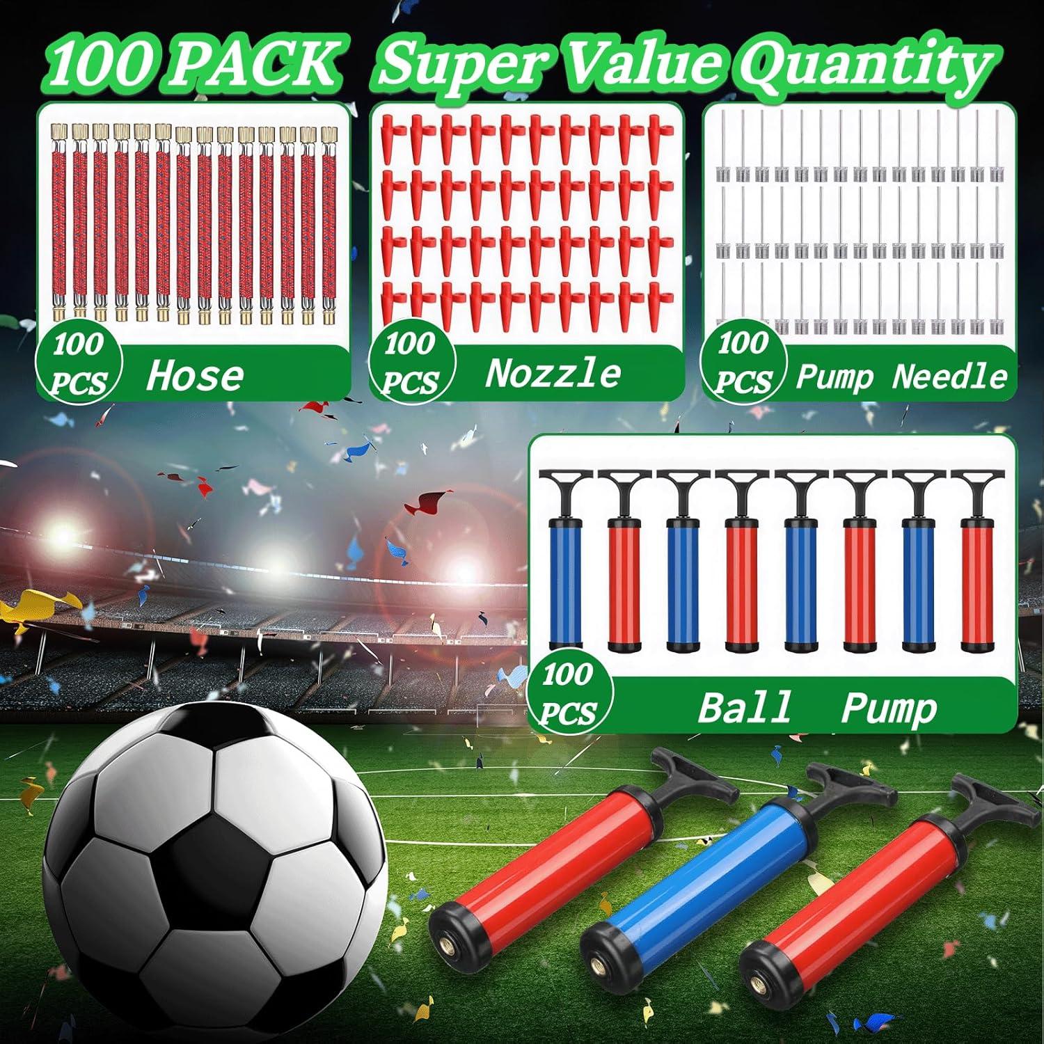 Kit de Bomba de Pelota AIRNEY 100PCS Manual con Agujas