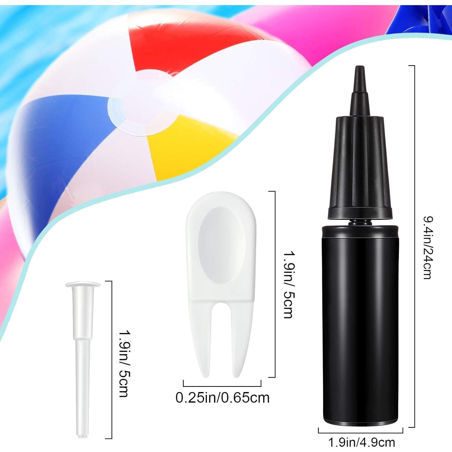 Conjunto de Bomba de Mano Skylety para Pelotas de Ejercicio 13 Piezas