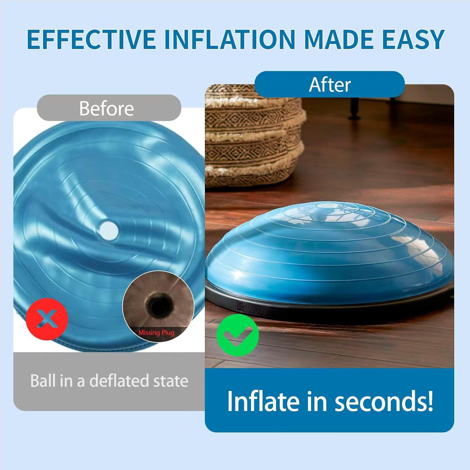 Bomba Manual para Pelotas de Ejercicio Eiszhjk EIBOB-01