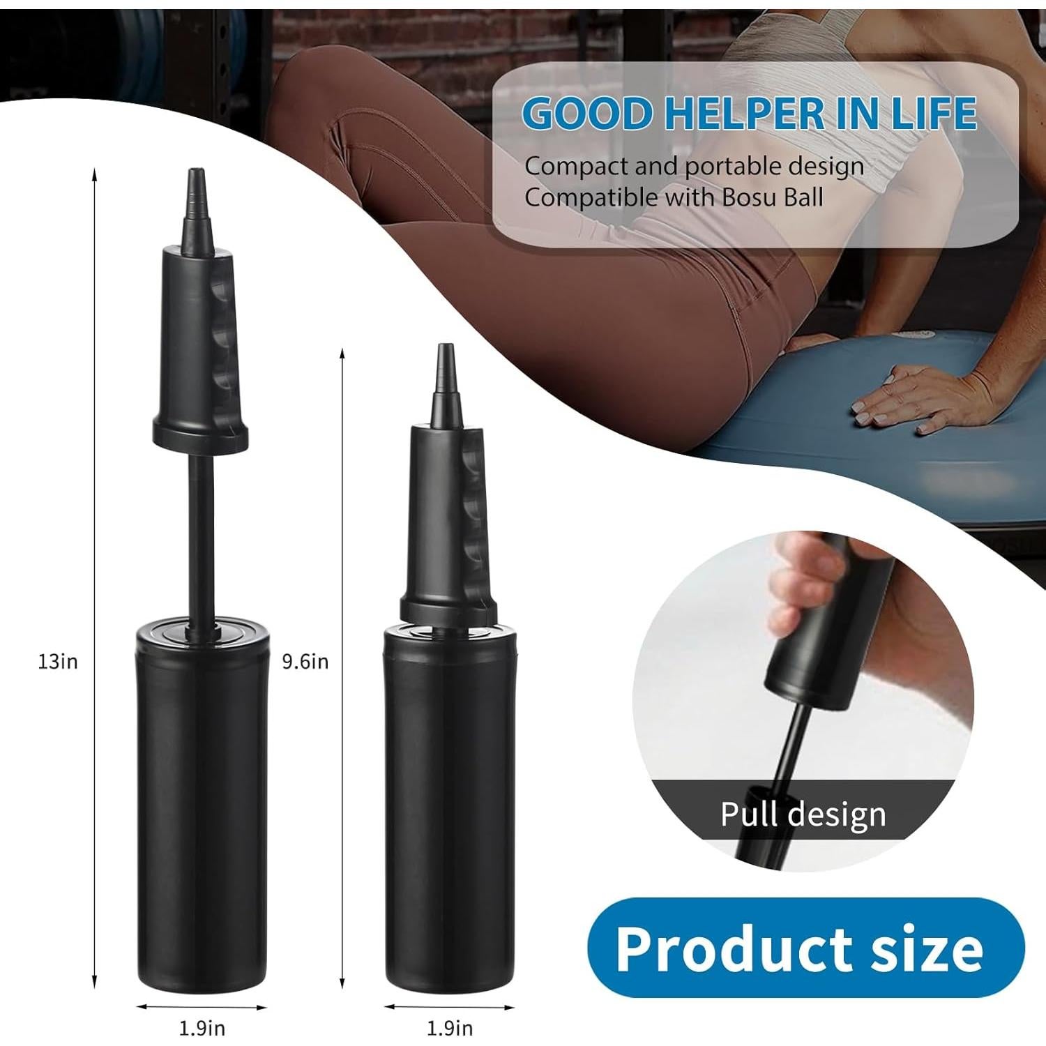 Bomba Manual para Pelotas de Ejercicio Eiszhjk EIBOB-01