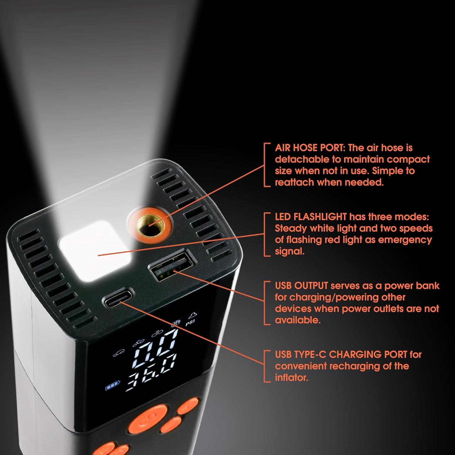 Bomba de aire eléctrica portátil Cannon Sports 1394 - 150 PSI