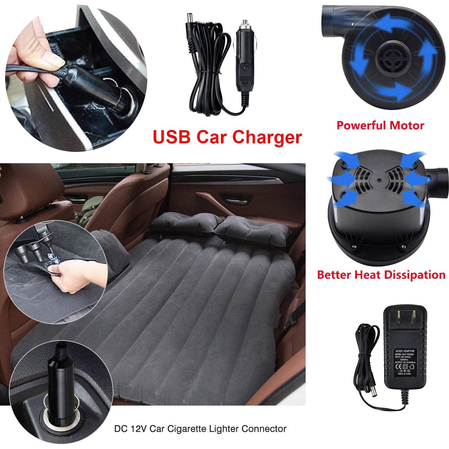 Bomba de Aire Eléctrica Yoocylii para Colchones Inflables 12V/110V