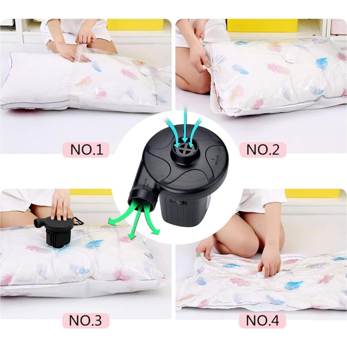 Bomba de Aire Eléctrica Yoocylii para Colchones Inflables 12V/110V